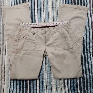 Womens Tan Hollister pants( low rise)